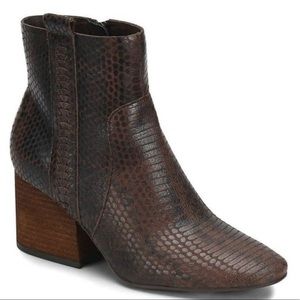 Korks by Kork Ease Leyland Brown Snake Embossed Boots